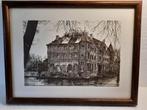 AFBEELDING: KASTEEL DE HOLTMÜHLE IN TEGELEN VAN LOEK GIELEN, Antiek en Kunst, Ophalen of Verzenden