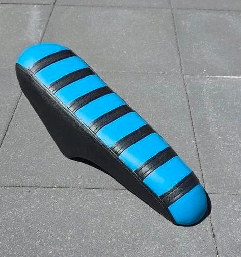 Custom zadel fatbike blauw v20 v8 h9 pro, Fietsen en Brommers, Fietsaccessoires | Overige Fietsaccessoires, Zo goed als nieuw