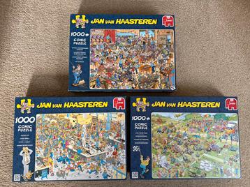 Jan van Haasteren Puzzels - 3 stuks beschikbaar voor biedingen