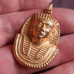 Egyptische Hanger Pharao Verguld, Verzenden, Gebruikt, Goud, Overige materialen