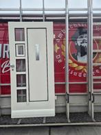 VOORDEUR-Jaren 30 met raampje, Doe-het-zelf en Verbouw, Deuren en Horren, Ophalen, Gebruikt, 80 tot 100 cm, Buitendeur