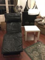 Vintage IKEA leren ligstoel - Collectors item, Huis en Inrichting, Fauteuils, Ophalen, Nieuw, Leer, 150 cm of meer
