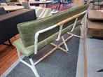 Eetkamerbank Nieuw, 160 cm. groen, Julien H&H, Ophalen, Metaal, Overige kleuren, Drie