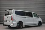 Ford Transit Custom 320 2.0 TDCI L2H1 MS- RT DC DUBBEL CABIN, Auto's, Bestelauto's, Zwart, 4 cilinders, Diesel, Nieuw