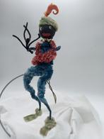 Oude zwarte piet van chenille, Diversen, Sinterklaas, Ophalen of Verzenden, Gebruikt