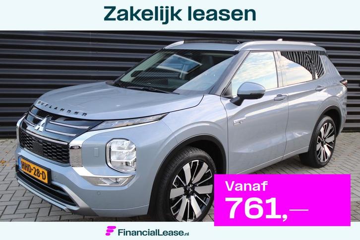 Mitsubishi Outlander 2.4 PHEV Instyle Trekhaak, Opendak, Led, Auto's, Mitsubishi, Bedrijf, Lease, Financial lease, Outlander, 360° camera