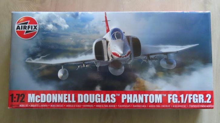 Phantom FG.1/FGR.2 + extra PE Airfix 1/72, Hobby en Vrije tijd, Modelbouw | Vliegtuigen en Helikopters, Nieuw, Vliegtuig, 1:72 tot 1:144