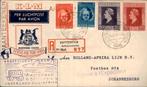 KLM - Zuid-Afrika - Kinderzegels - 1946, Postzegels en Munten, Brieven en Enveloppen | Nederland, Verzenden, Envelop