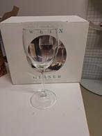 6 wijnglazen Cristallerie D'Arques Champs Elysées, Glas of Glazen, Nieuw, Ophalen of Verzenden, Glas