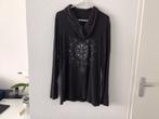Shirt met lange mouwen grijs/zwart maat 42, Zwart, Maat 42/44 (L), Ophalen of Verzenden, Zo goed als nieuw