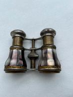Vintage parelmoer en messing toneelkijker / operabril, Ophalen of Verzenden