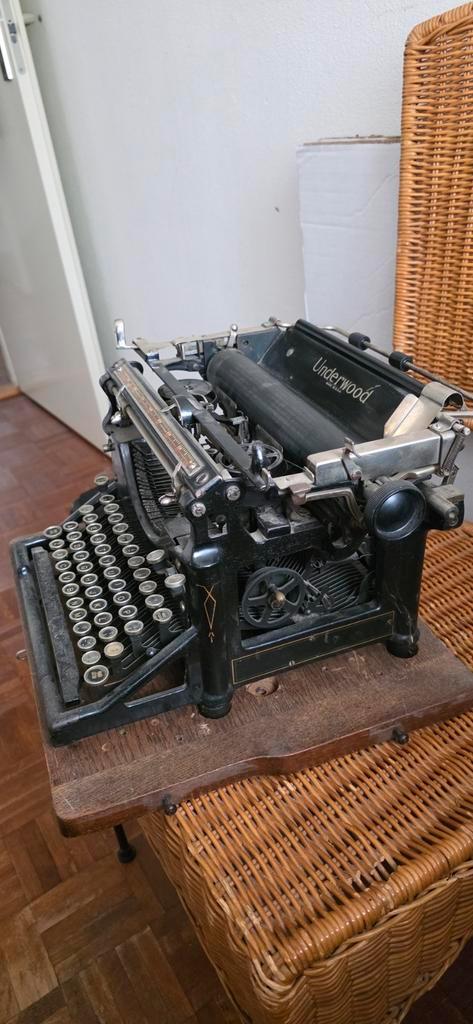 Antieke Underwood No. 5 Typemachine, Antiek en Kunst, Antiek | Emaille, Ophalen