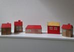 Handgemaakte Cartonnen Huisjes - Decoratie, Overige merken, Gebruikt, Ophalen of Verzenden, Groter dan 1:32