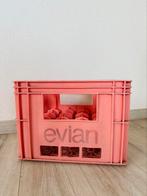 Vintage Evian krat, Gebruikt, 40 tot 60 cm, 50 tot 75 cm, Ophalen of Verzenden