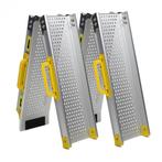 Aluminium oprijplaat inklapbaar 150cm (2st) van €149,- voor, Ophalen, Zo goed als nieuw