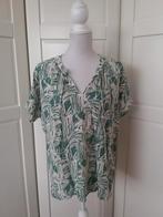 Anna van Toor groen witte top, maat L (valt als XXL), Kleding | Dames, Anna van Toor, Maat 42/44 (L), Ophalen of Verzenden, Korte mouw