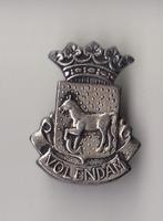 Volendam stadswapen broche, Verzamelen, Speldjes, Pins en Buttons, Gebruikt, Niet vindbaar, Niet vindbaar, Speldje of Pin