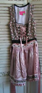 tiroler dirndl jurk, schort en blouse maat 32 nr DD 932, Kleding | Dames, Carnavalskleding en Feestkleding, Verzenden, Zo goed als nieuw