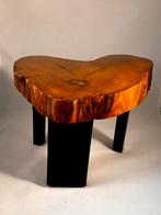 Hartvormige Boomstamschijf Tafeltje, Minder dan 45 cm, Minder dan 55 cm, Nieuw, Ophalen of Verzenden