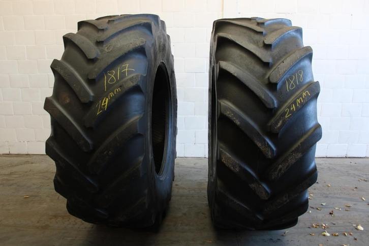 2 stuks 650/65R42 Michelin MULTIBIB 30mm, Zakelijke goederen, Agrarisch | Onderdelen | Banden, Velgen en Assen, Ophalen