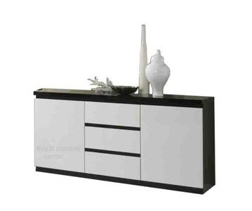 Dressoir Forever hoogglans marmer grijs wit zwart -AANBIEDIN beschikbaar voor biedingen