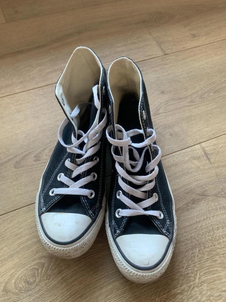Converse Chuck Taylor All Star hoge sneaker, zwart,maat 37,5, Kleding | Dames, Schoenen, Zo goed als nieuw, Sneakers of Gympen