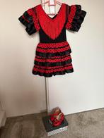 Spaans jurkje flamenco met schoentjes 1 jaar mt 20, Kleding | Dames, Ophalen of Verzenden, Zo goed als nieuw, Kleding