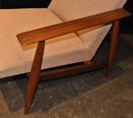 Vintage Scandinavische fauteuil, Hout, Minder dan 50 cm, Minder dan 75 cm, Zo goed als nieuw