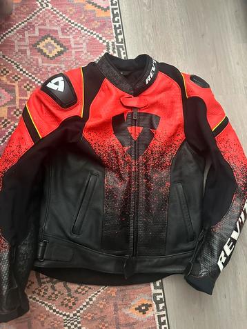 Revit Quantum leren motorjas maat 50 incl. backprotector beschikbaar voor biedingen