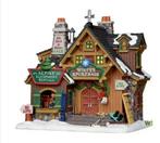 Lemax winter sporthaus kerstdorp miniatuur huis, Diversen, Kerst, Ophalen of Verzenden, Zo goed als nieuw