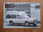 Opel Rekord Krankentransportwagen (Prototyp) sheet - 1978, Ophalen of Verzenden, Zo goed als nieuw, Opel