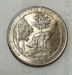 1/4 dollar Amerika Pictured Rocks Michigan 2018, Postzegels en Munten, Munten | Amerika, Ophalen of Verzenden