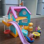 Peppa Pig Speelhuis met Figuren, Ophalen of Verzenden, Zo goed als nieuw, Poppenhuis