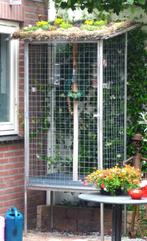 Vogelkooi/voederkooi speciaal voor kleine buitenvogels, Ophalen, Gebruikt, Kooi-accessoires