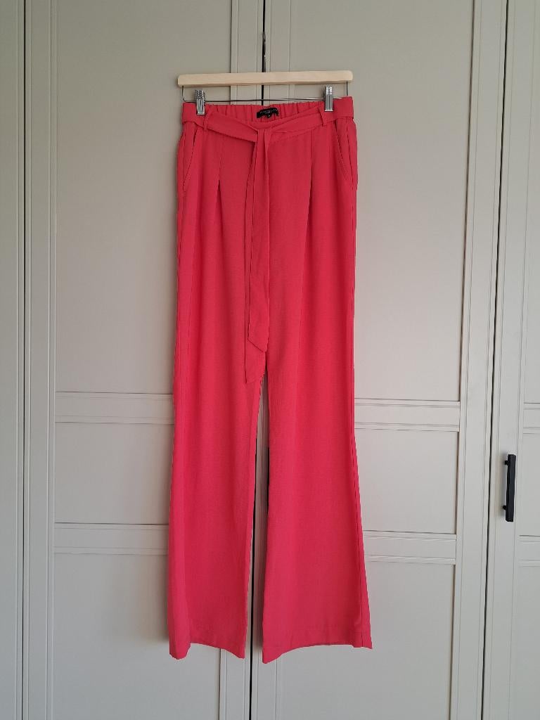 My Jewellery koraal wide leg broek, maat M., Maat 38/40 (M), My Jewellery, Ophalen of Verzenden, Zo goed als nieuw