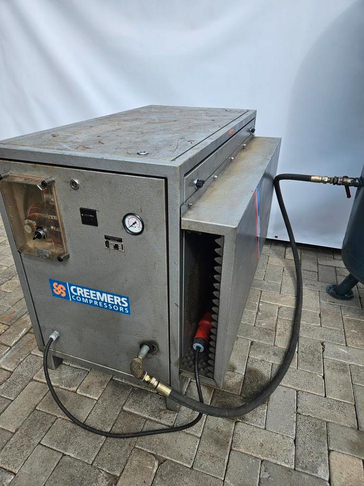 Creemers compressor SG900 7.5kw - 900 l/min, Doe-het-zelf en Verbouw, Compressors, Gebruikt, 6 tot 10 bar, 100 liter of meer, 800 liter/min of meer