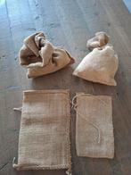 Jute Zakjes - Verschillende Maten, Hobby en Vrije tijd, Stoffen en Lappen, Overige materialen, Bruin, Ophalen of Verzenden, Zo goed als nieuw