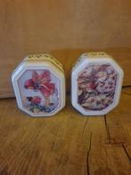 Twee vintage Flower Fairies blikken doosjes, Ophalen of Verzenden, Gebruikt, Decoratie