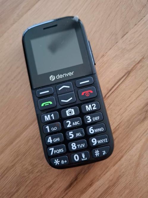 Denver BAS-18600L Senioren mobiel, Telecommunicatie, Mobiele telefoons | Nokia, Zo goed als nieuw, Minder dan 3 megapixel, Zwart