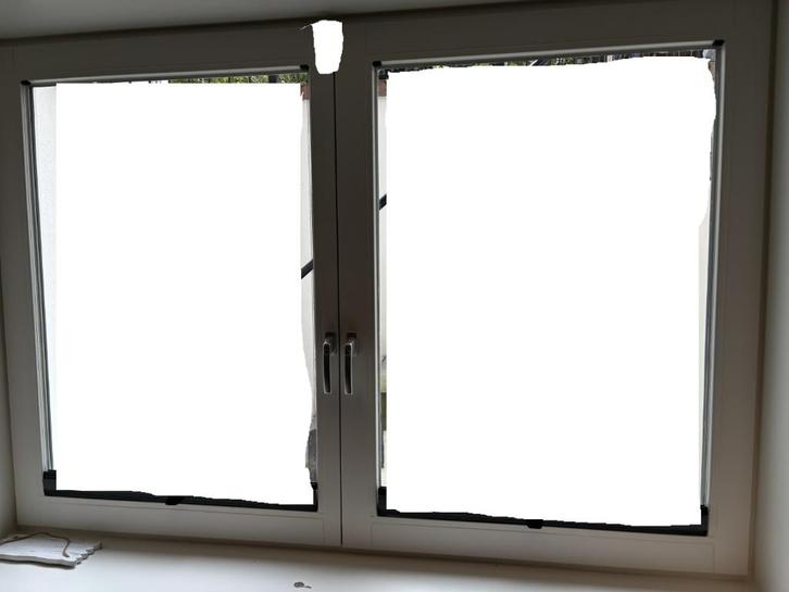 Nieuw raamkozijn met dubbelraam hr++ 197x139 cm, Doe-het-zelf en Verbouw, Kozijnen en Schuifpuien, Nieuw, Raamkozijn, Hout, 75 tot 150 cm