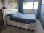 Boxspring met elektrisch verstelbare ondergrond, Huis en Inrichting, Slaapkamer | Boxsprings, Ophalen, Tweepersoons, Zo goed als nieuw