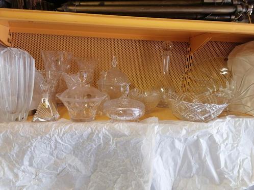 Partij div. Kristal items, Antiek en Kunst, Antiek | Glas en Kristal, Ophalen