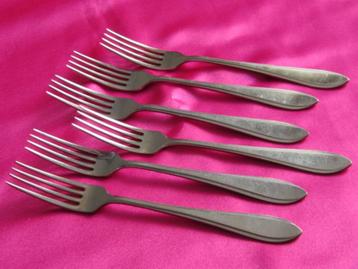 6 dinervorken 20,5cm Gero Zilmeta 718 puntfilet. NIEUW staat beschikbaar voor biedingen