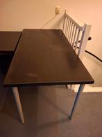 Verstelbare bureau ikea. Zwart, Ophalen, Gebruikt