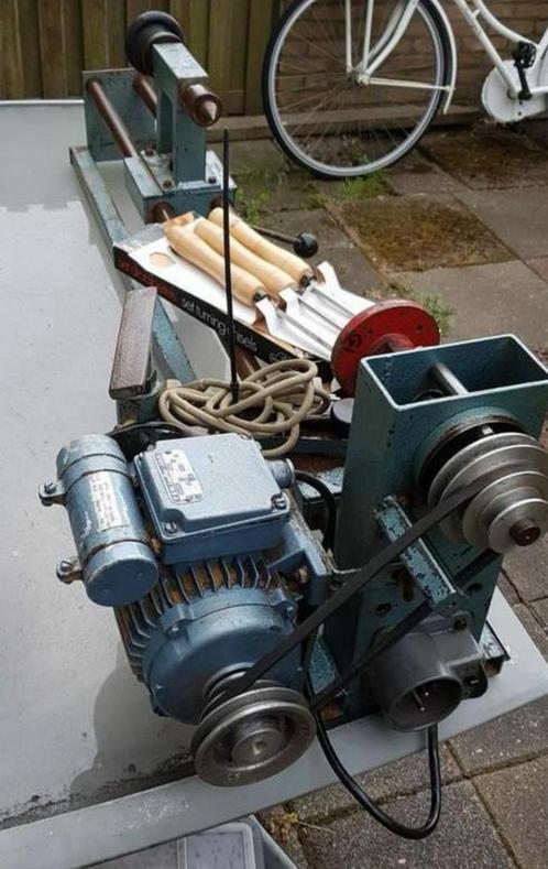Aangeboden houten draaibank, Doe-het-zelf en Verbouw, Draaibanken, Zo goed als nieuw, Minder dan 500 mm, Ophalen of Verzenden
