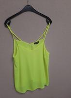 ZGAN neongele top Mt 40, Kleding | Dames, Tops, Maat 38/40 (M), Verzenden, Geel, Zo goed als nieuw