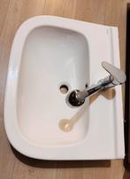 Geberit wastafel met kraan zgan wit, Ophalen, Zo goed als nieuw, Wastafel