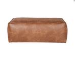 BePure Home Rodeo poef, Ophalen, 100 tot 125 cm, Leer, Zo goed als nieuw
