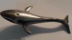 Bronzen miniatuur. walvis ., Verzamelen, Verzenden, Gebruikt, Dier