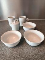 Servies set wit, Ophalen of Verzenden, Zo goed als nieuw, Porselein, Overige stijlen
